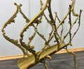 Newspaper Rack Vintage French Style Brass Magazine Stand LOT 46335
