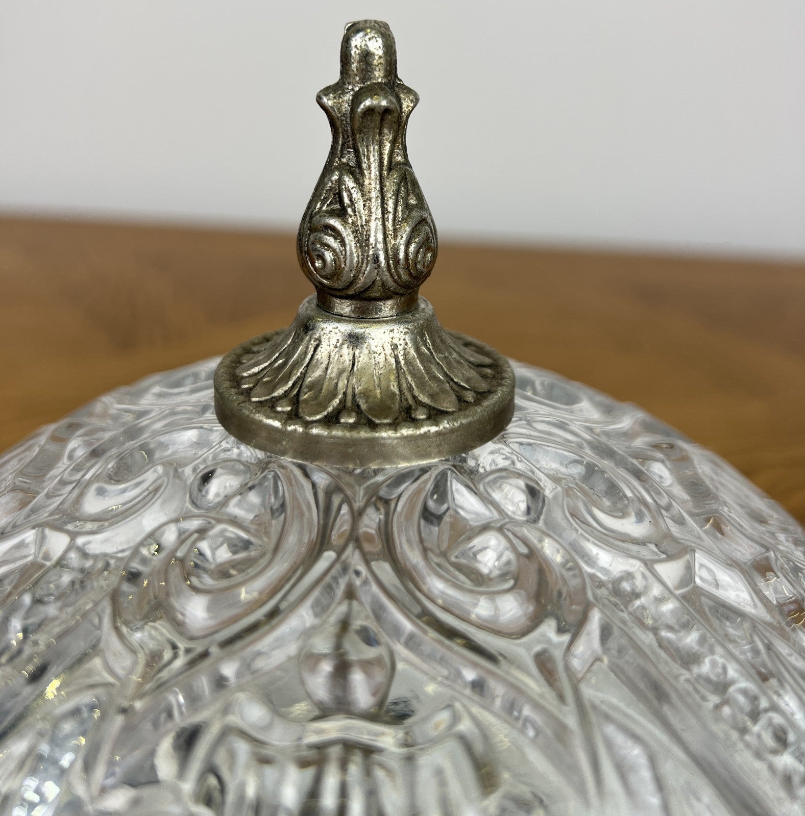 Ceiling Lamp Vintage Brass Glass Flush Mount Pendant Light Fixture LOT 60508