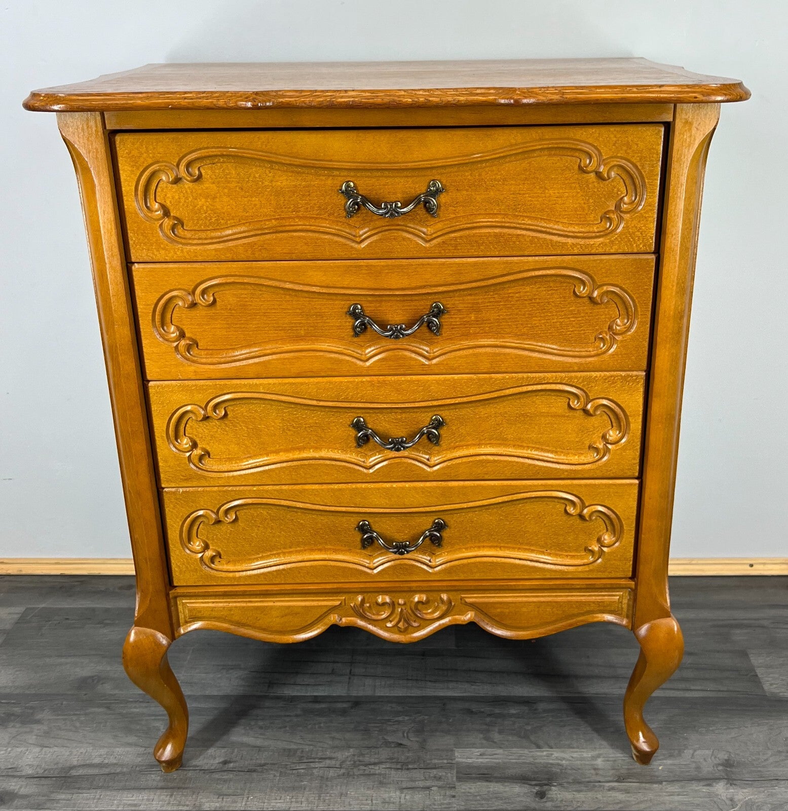 Chest of Drawers Vintage French Louis XIV Cabinet Carved Sideboard LOT 28950