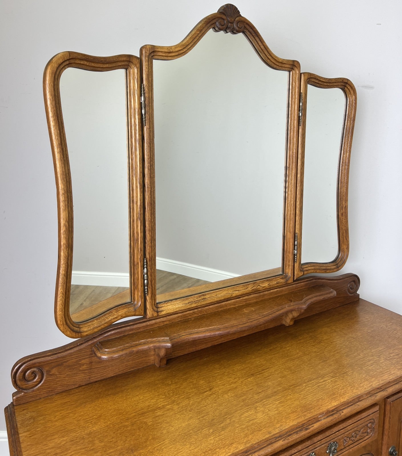 Dressing Table with Mirror Vintage French Louis Vanity Table Makeup LOT 63411