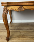 Dining Table Vintage French Louis XVI Carved Oak Extendable Table LOT 63585