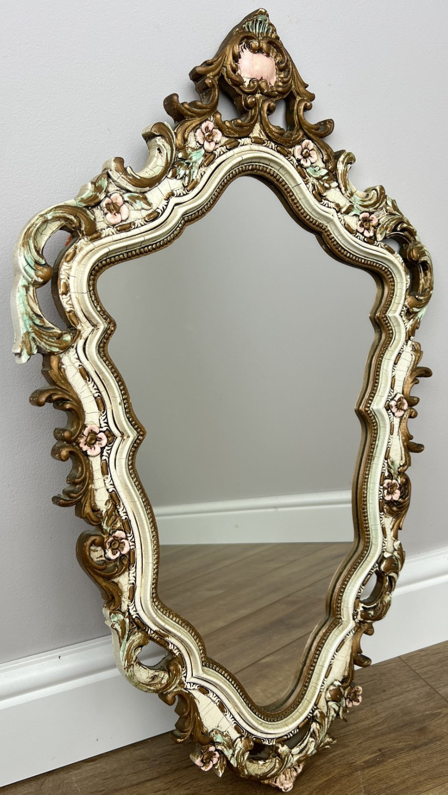 Mirror Vintage French Shabby Chic Ornate Wall Mirror Decorative Frame LOT 60120