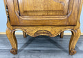 French Vintage Oak Bedside Tables Pair Cupboards Cabinets Louis XVI LOT 3912