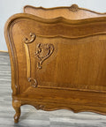 Bed Vintage French Louis Double Bed Frame Headboard with Bedside Tables LOT 47344