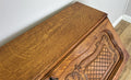 Secretaire Writing Desk Vintage French Louis Oak Rare Bureaux Cabinet LOT 615413