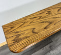 French Vintage Style Coat Rack Oak 5 Hooks Ornate Wall Shelf Coat LOT 47236