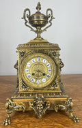 Clock Vintage French Style Clock Garniture with Candelabras LOT 46613