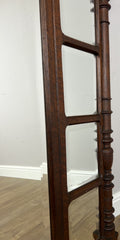 Mirror Antique French Oak Wall Mirror Bevelled Large Glass Wall Frame LOT 63709