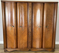 Wardrobe Vintage French Style Four Door Carved Armoire Cabinet LOT 61462