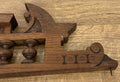 Pediment Antique French Style Oak Hand Carved Decorative Crest LOT 61715
