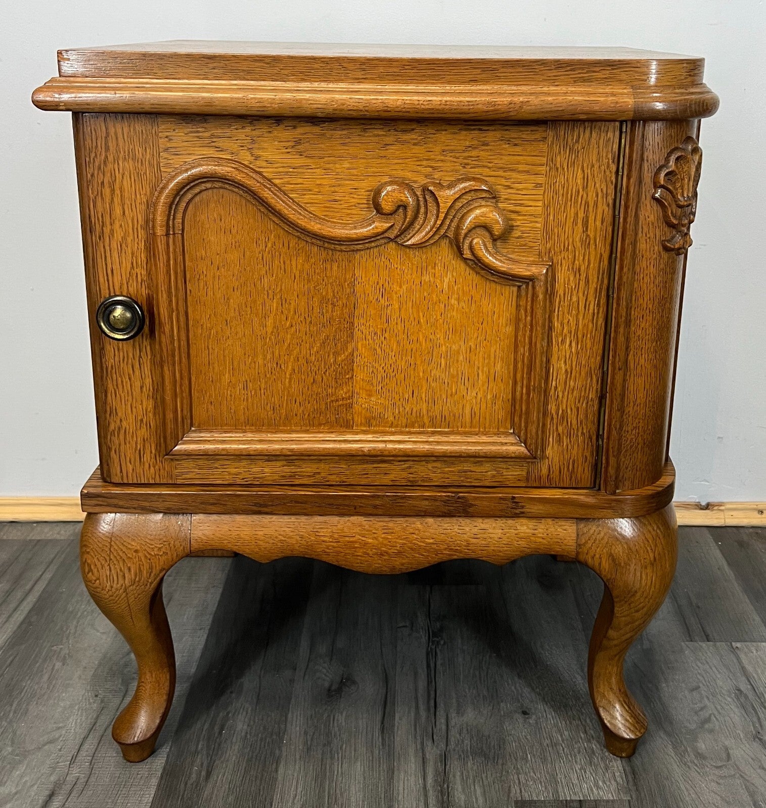 Pair of Bedside Tables Vintage French Louis XVI Nightstands Cabinets LOT 34504