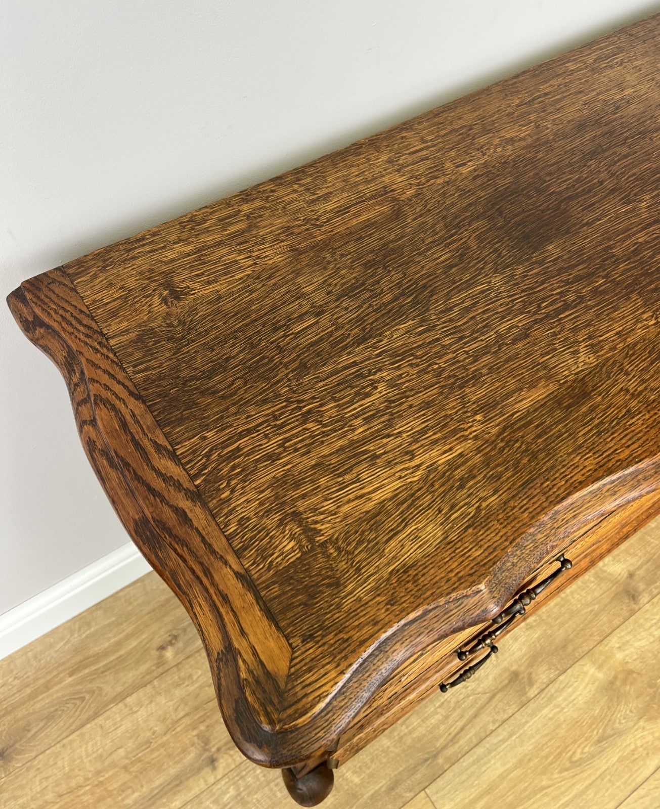 Chest of Drawers Vintage French Louis Oak 3 Drawers Carved Cabinet LOT 62708