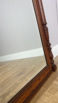 Mirror Antique French Oak Wall Mirror Home Decor Carved Wall Frame LOT 63698