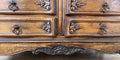 Chest of Drawers Vintage French Louis Oak 6 Drawers Carved Cabinet LOT 62636