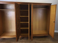 Wardrobe Vintage French Louis XVI Style Five Door Carved Armoire LOT 600911
