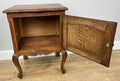 Pair of Bedside Tables Vintage French Louis Oak Nightstands Cabinets LOT 49739