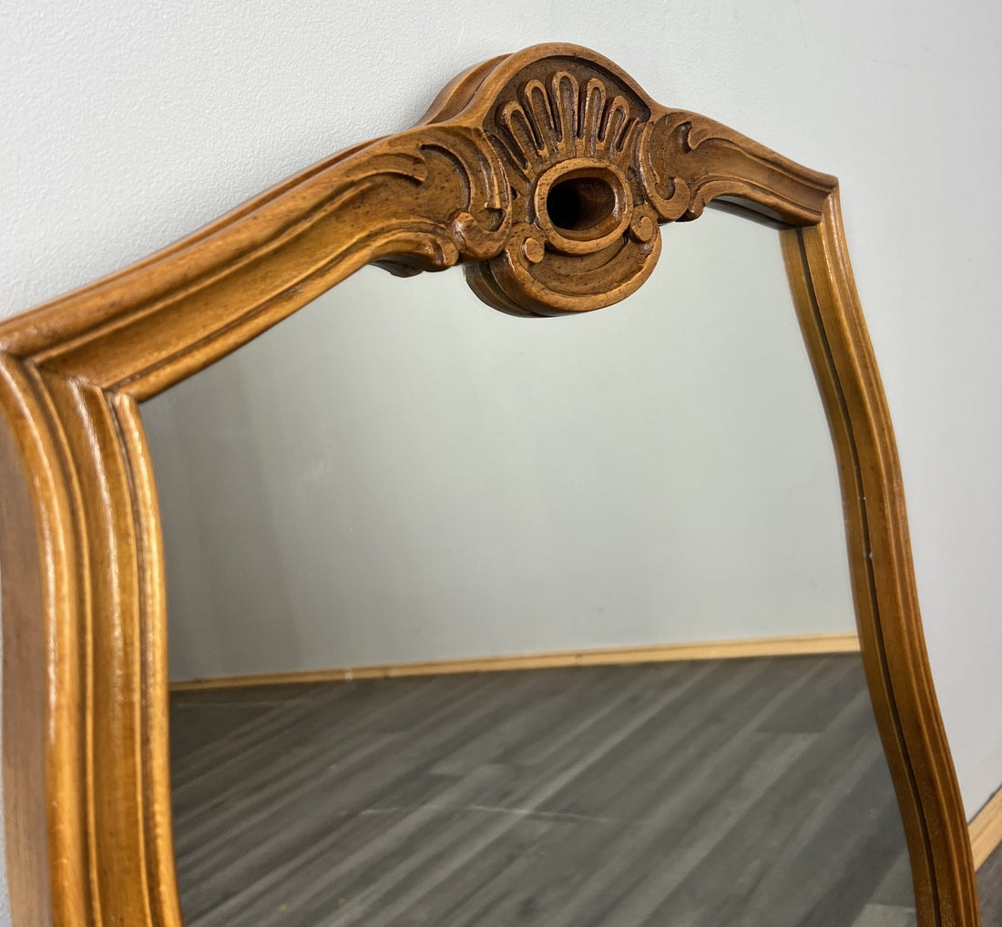 Vintage French Style Carved Wall Mirror Ornate Wall Frame LOT 45040