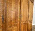 Wardrobe Vintage French Louis XVI Style Oak Four Door Carved Armoire LOT 64015