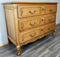 Chest of Drawers Vintage French Oak Louis XVI Style Carved Cabinet LOT 43251