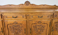 Sideboard Vintage French Louis Style Oak 4 Door Cupboard Carved Cabinet LOT 63637