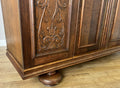 Wardrobe Vintage French Style Four Door Carved Armoire Cabinet LOT 61453