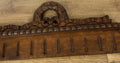 Pediment Antique French Style Oak Hand Carved Decorative Crest LOT 61772