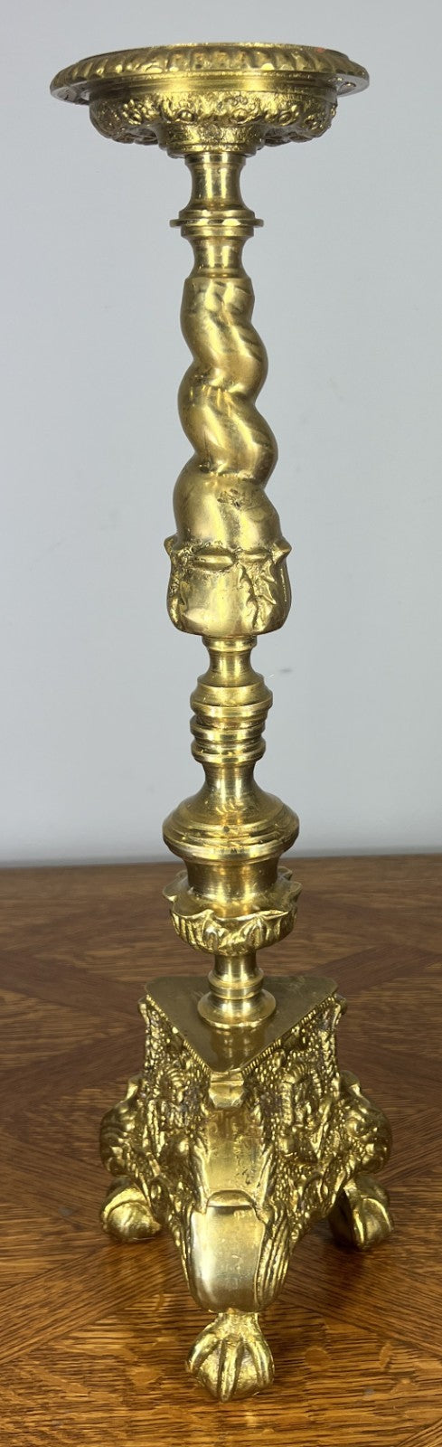 Candelabra Vintage French Brass Ornate Decorative 50 cm Candlestick LOT 46570