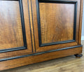 Wardrobe Antique French Style Walnut Two Door Carved Armoire Cabinet LOT 613214
