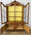 Bookcase Vintage French Louis XVI Oak Display Cabinet Carved Sideboard LOT 628212