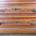 Chest of Drawers Antique French Walnut Marble Top Five Drawer Cabinet LOT 64496
