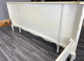 Bed Vintage Shabby Chic Double Bed Frame Headboard with Bedsides Tables LOT 463618