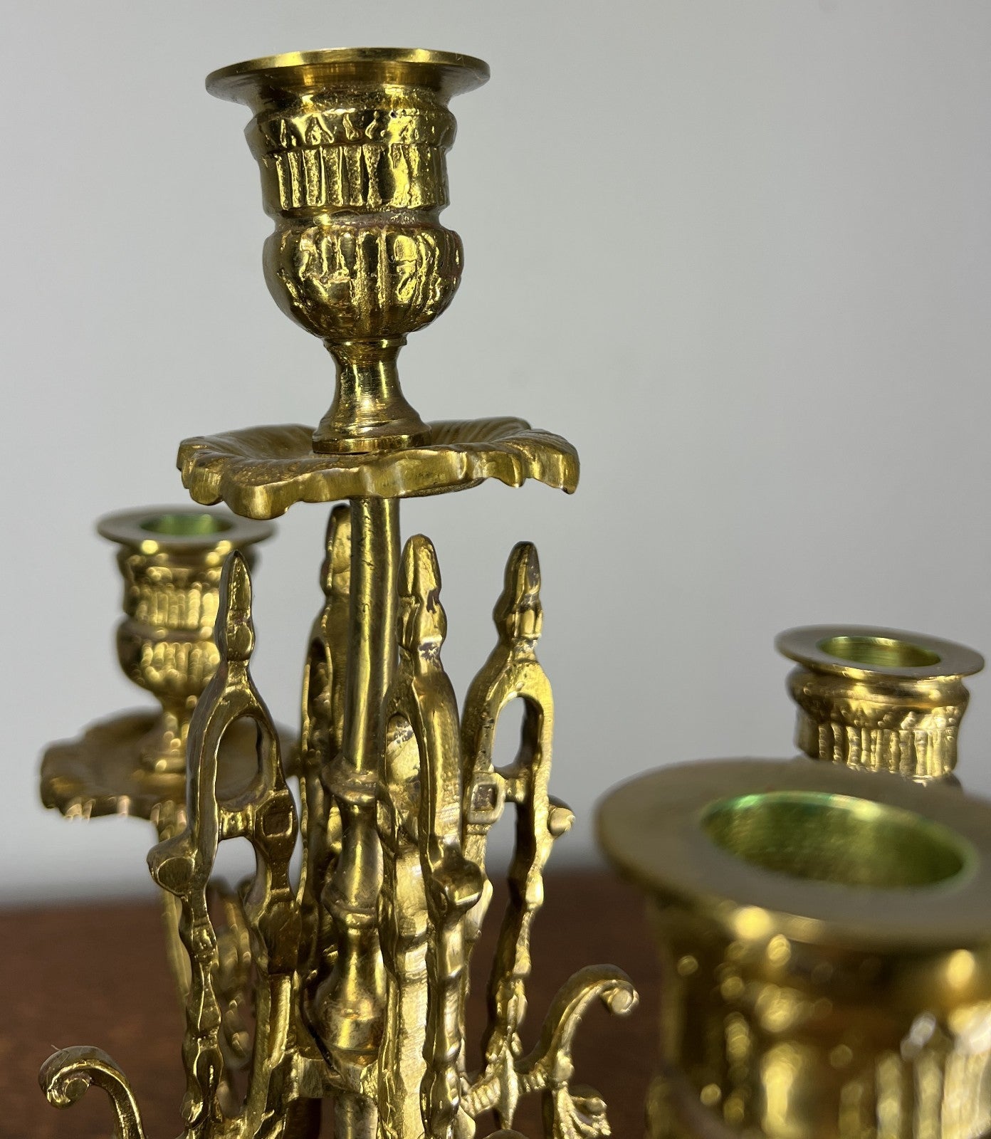 Candelabra Vintage French Style Ornate Five Arm Candle Holder LOT 47589