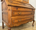 Cabinet Vintage French Louis XVI Oak Bureau Bookcase Display Cabinet LOT 634314