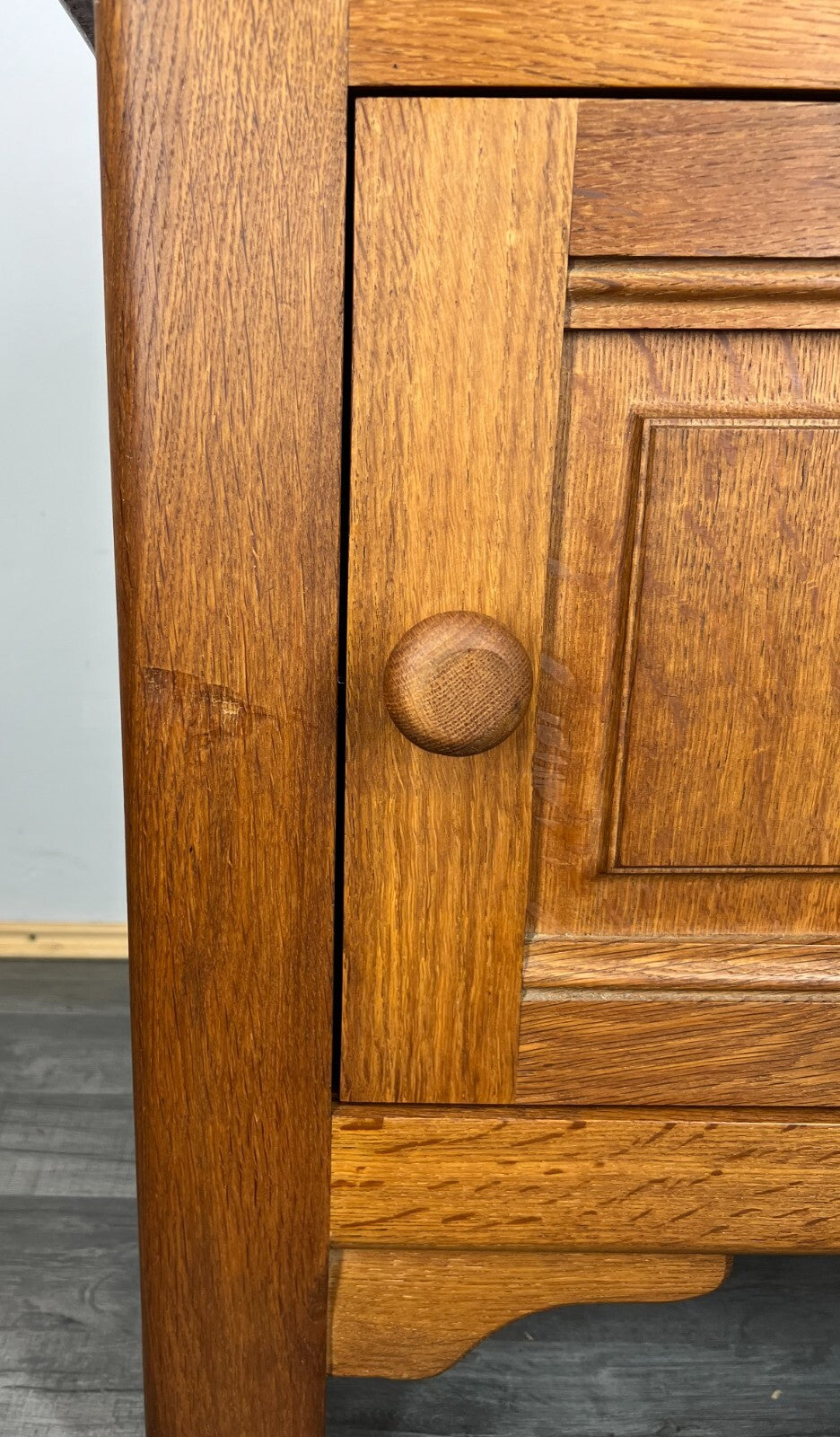 Pair of Bedside Tables Vintage French Style Cupboards Carved Cabinets LOT 28707