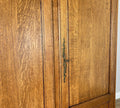 Wardrobe Vintage French Louis XVI Style Three Door Oak Carved Armoire LOT 645810