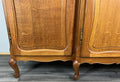 Wardrobe Vintage French Louis XVI Style Oak Four Door Carved Armoire LOT 48236