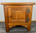 Pair of Bedside Tables Vintage French Style Cupboards Carved Cabinets LOT 28706
