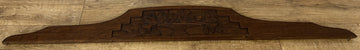 Pediment Antique French Style Oak Hand Carved Decorative Crest LOT 61740