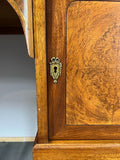 Sideboard Antique French Style Burr Wood Writing Desk Cabinet Storage LOT 15285