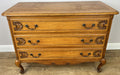 Chest of Drawers Vintage French Louis Oak 3 Drawers Carved Cabinet LOT 62590