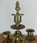 Clock Vintage French Style Clock Garniture with Candelabras LOT 466114