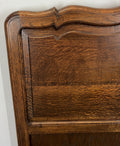 Bed Vintage French Louis XVI Single Bed Frame Oak Carved Headboard LOT 45948