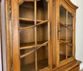Bookcase Vintage French Louis XIV Style Oak Display Cabinet Sideboard LOT 49347