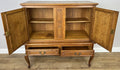 Cabinet Vintage French Louis XIV Style Oak Sideboard Carved Cupboard LOT 626612