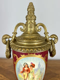 Lancini Imperial Ormolu Porcelain Gilt Brass Mantle Clock  LOT 463814