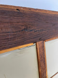 Mirror Antique French Oak Wall Mirror Bevelled Large Glass Wall Frame LOT 637011
