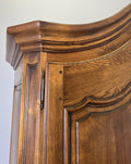 Wardrobe Vintage French Style Oak Two Door Bedroom Storage Armoire LOT 6489