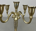 Pair of Candelabras Vintage French Style Metal Five Arm Candle Holders LOT 6483