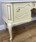 Sideboard Vintage French Shabby Chic Louis Style Carved Storage Cabinet LOT 48357