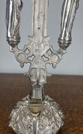 Crucifix Vintage French Style Metal Ornate Religious Altar Cross LOT 47638